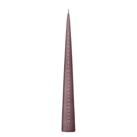 Ester & erik Adventní svíčka Cone 37 cm – 84 Winter Rose, růžová barva, vosk
