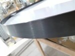 Erga Charlotte, kulaté LED zrcadlo 90cm, černý kovový rám, 2070 lm, 6500K, přední boční osvětlení, ERG-V01-204-9090-BK
