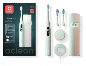 Oclean X Ultra 20 Set AI mátová / Sonický zubní kartáček / AI hlasové vedení (xUltra20SetM)