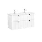 Koupelnová skříňka s umyvadlem VitrA Root 120x67x46 cm bílá mat ROOTG120WINTS ROOTG120WINTS