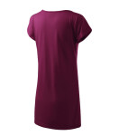 Love tričko/šaty dámské fuchsiová 2XL