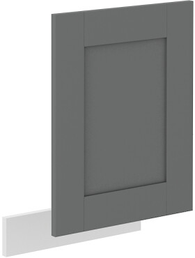 Dvířka na vestavnou myčku nádobí Luna ZM 570x446 Barva korpusu: Bílá, Barva dvířek: Dust Grey