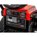Mamido Dětský elektrický traktor G320 s radlicí červený