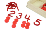 Moyo Montessori Moyo Montessori Číslice a žetony, Sudá-lichá