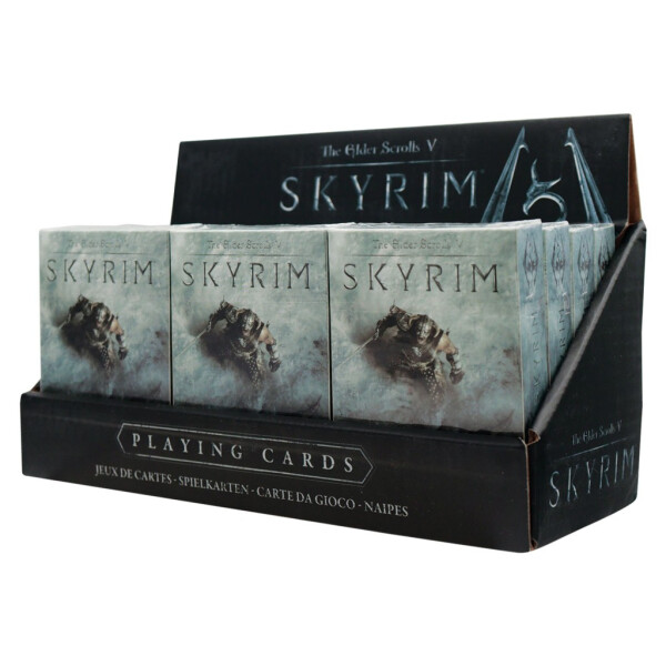 The Elder Scrolls Skyrim hrací karty DPL12 - Fanatik