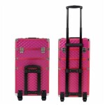 Aptel CA19E Kosmetický kufřík na kolečkách 3v1 61X36X25cm červená