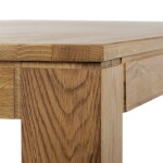 Jídelní stůl 180x90x75, masiv dub bílý, povrchová úprava olejem, nohy 10x10 cm