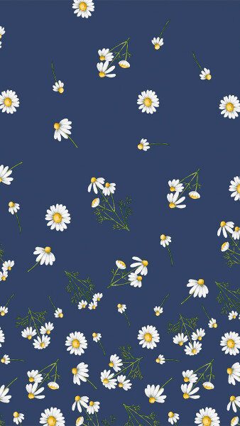 Ubrus Pretty Daisy Blue Dunicel® 138 cm x 220 cm Duni Ubrus Pretty Daisy Blue Dunicel® 138 cm x 220 cm Duni