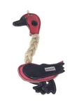 AnimALL Hračka Kachna kůže s provazy barevná 31 cm (110284)
