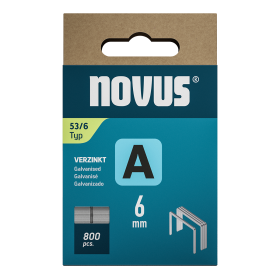 Novus tenké, drátové sponky typ A, 53 F/6 mm, 800 ks