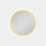 Zrcadlová skříňka s osvětlením SAT 60x60 cm kov SATZGALED60BI SATZGALED60BI