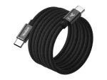 YENKEE YCU MAGNETIC 03 Kabel USB-C (M) - USB-C (M) 1.5m černá / 60W / 480Mb/s (8590669394500)
