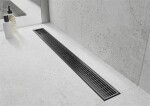 MEXEN/S - Flat 360° M33 podlahový žlab otočný 90, černý 1733090-40