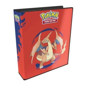 Pokémon 3 kroužkové sběratelské album - Mega Charizard X a Mega Charizard Y