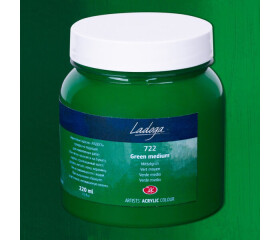 Nevskaya Palitra Ladoga 2223722 Akrylová barva 220 ml, zelená střední 722