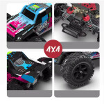 Mamido Auto na dálkové ovládání 60 km/h RC Monster Truck 1:16 4WD Brushless 2.4GHz modré