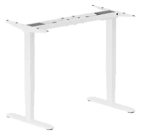 Equip Podnož stolu Dual Motor bílá / Stolní podnož / elektrická / 2 motory / nosnost 125 kg / výška 62-126 cm (650814)