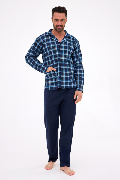 PÁNSKÉ PYŽAMO DR 114 BIG J/25 džínovina 4XL