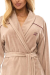 Dámský župan L&L 2508 dlouhý M-2XL cherry XL-171/106/114