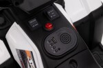 Mamido Dětská elektrická čtyřkolka Superme bílá