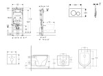GEBERIT - Duofix Set předstěnové instalace, klozetu Nefia a sedátka softclose, tlačítko Sigma20, matná černá/černá SANI11CA5163