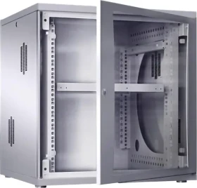 Rittal FlatBox 12U šedá / Stojanový rozvaděč / 19" / 600x600 mm / ocel (7507120)