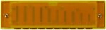 Hohner Translucent Harp C, yellow, hardcase