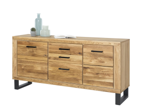 Massivo.cz Komoda Cromo 3s/2d — dub, 158,5 × 82 × 40 cm