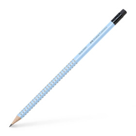 Faber-Castell GRIP 2001 grafitová tužka 2B s gumou nebesky modrá