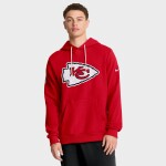 Nike Pánská mikina Kansas City Chiefs NFL 2025 Sideline Standard Issue Hoodie Velikost: 3XL