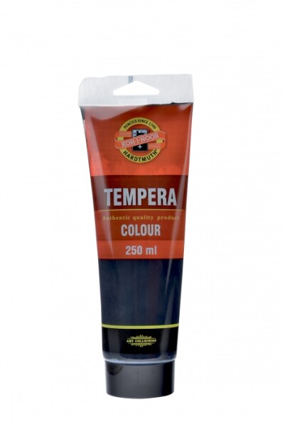 Koh-i-Noor temperová barva 250 ml - černá 1700
