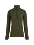 ICEBREAKER Wmns Merino 400 RealFleece Grid LS Half Zip, Dark Loden (vzorek) velikost: S