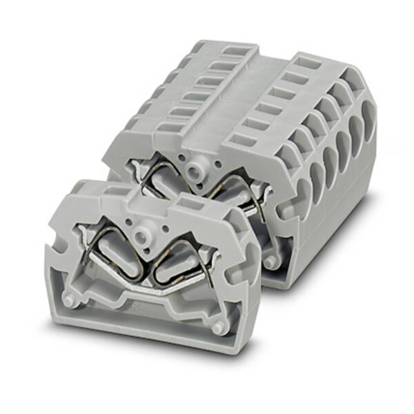 Phoenix Contact 3249062 průchodková svorka 5.2 mm pružinová svorka šedá 50 ks