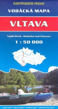 Vodácká mapa - Vltava/Vyšší Brod - Hlubo