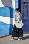 Nákupní taška přes rameno Reisenthel Shopper M Puffer iced matcha