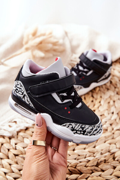 Dětské Sportovní Boty Černé a červená Linen 35