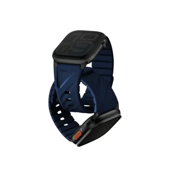 UNIQ Fluo magnetický řemínek pro Apple Watch 49/46/45/44/42/41/40 mm, Marine blue (8886463693551)