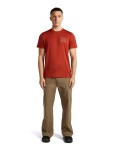 Pánské merino triko krátký rukáv ICEBREAKER Mens Merino 150 Tech Lite SS Tee Forest Footsc, Agate velikost: L
