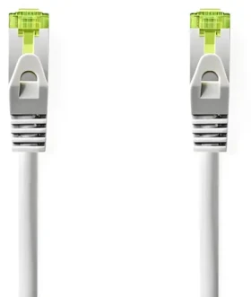 Nedis CAT7 S/FTP 1m šedý / Síťový kabel / RJ45-RJ45 / Snagless / Kulatý / LSZH (CCGL85420GY10)