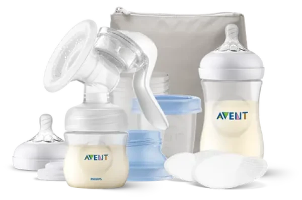 Philips AVENT SCF430/16 bílá / Sada pro kojení / manuální odsávačka mateřského mléka (AV-000656)