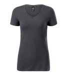 Action V-neck tričko dámské light anthracite 2XL