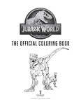 Jurassic World, oficiální antistresové omalovánky, Jeffrey Zornow