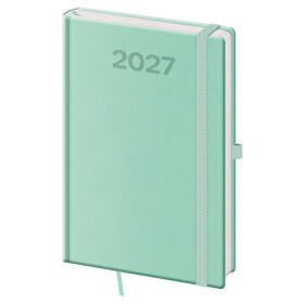 Diář 2027 týdenní A5 Print Pop - světle zelená