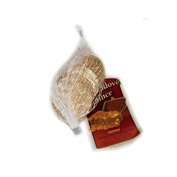Poex Čokoládové mince v síťce 50g ZÁRUKA 12/25