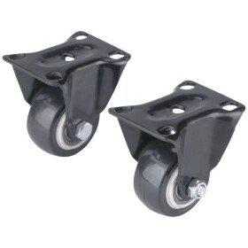 EXTOL PREMIUM 8856012 Kolečko pojezdové, 40mm, pevné, PVC, 30kg, sada 2ks