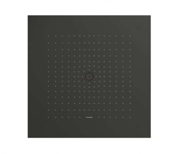 HANSGROHE - Raindance E Hlavová sprcha, 40x40 cm, EcoSmart, kartáčovaný černý chrom 26253340