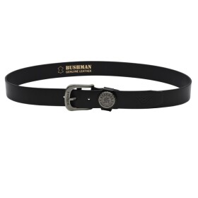 Bushman Kožený opasek Bottle Belt III, černý 115