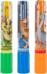 Dino world Dino World, 3498750, šroubovací olejové pastely/voskovky s dinosaury, 3 ks