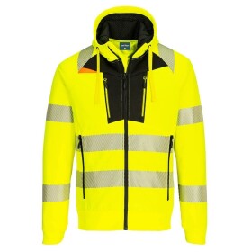 Portwest Mikina DX484 žluto-černá s kapucí Hi-Vis L žluto černá