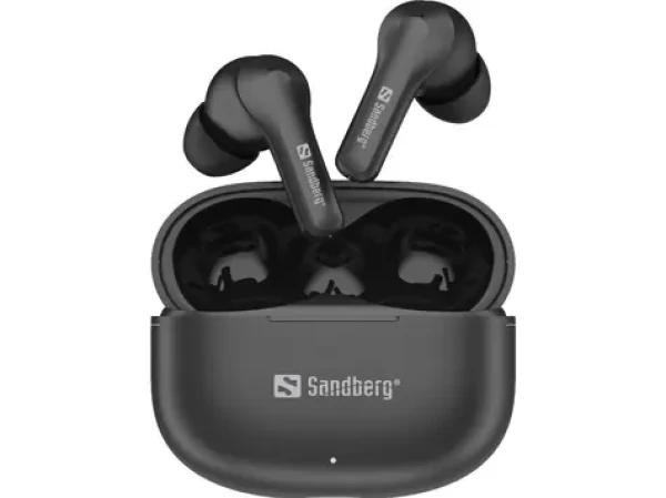 Sandberg Play'n Go Wireless Earbuds černá / bezdrátová sluchátka s mikrofonem a pouzdrem / BT 6.0